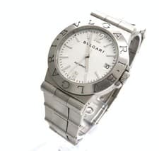 BVLGARI Diagono Sport Automatic Watch LCV35S White Dial 35mm