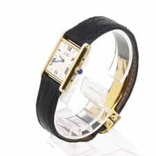 Cartier Must Tank Vermeil W1009654 SV925 Women's Watch White Quartz Watch Must