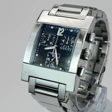 Gucci Good Condition 7700 Chrono Watch Men's SS Strap Accessories ,20076