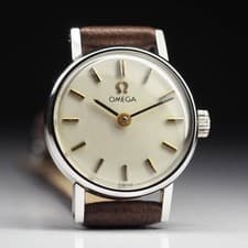 Omega Vintage Mechanical Ladies Dress Watch Overhauled 20mm Case Wrist 15cm