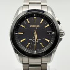Seiko Brightz Solar Titanium Mens Watch 41mm Ref SAGZ073 7B24 0AW0 wrist 18cm
