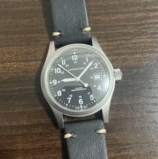 Hamilton Khaki Field Mechanical H694190 Watch Hand-Wound 38mm Black - Excellent