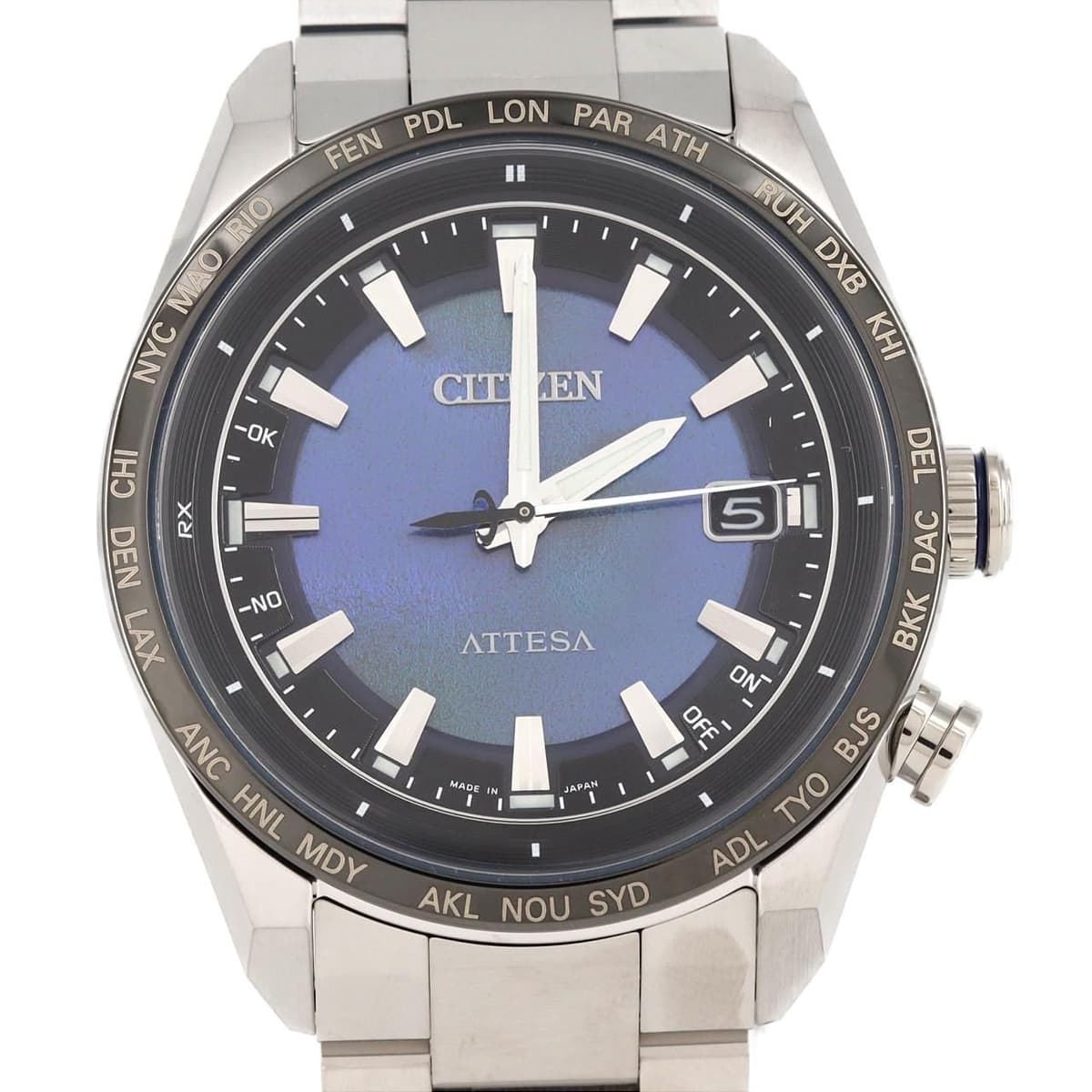 Citizen ATESSA H145-007JD04/CB0288-65L TI Solar Quartz