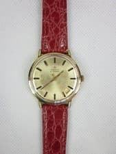 VINTAGE ZENITH 2542 AUTOMATIC MANUAL X MEN'S 36MM GOLD PLATED WRISTWATCH