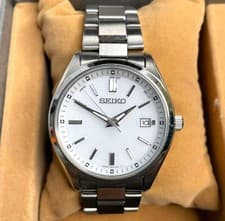 Seiko SEIKO Radio-Controlled Solar 7B72-0AC0 White Watch