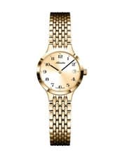ADRIATICA Women Quartz Casual Watch Classic Dress Gold color Dial Waterproof Swi