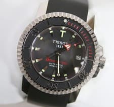 MINT VTG Tissot Seastar 1000 Automatic A464/564 Rubber Strap Men's Watch w/ Box