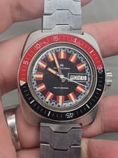 Rare Hamilton 1970s Aquatimer Racing Dial Divers Watch 816016-3
