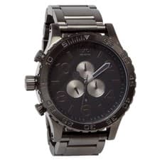 Nixon 51 30 Chrono Gunmetal Wristwatch Quartz 300m Mens 51mm Japan Movement