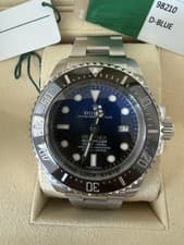 2017 Rolex Sea Dweller Deep Sea James Cameron 44mm Black Blue Dial 116660 B+P
