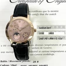 1999 Patek Philippe Complications, 5055R-0011, 36mm, Rose Gold, Pink Arabic D...