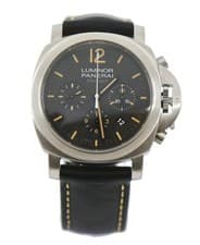 Panerai Luminor Daylight Chronograph Stainless Steel Watch PAM00356