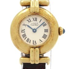 Cartier Must Colisee Vermeil - 0***** 5***** Dark Brown Women's Wrist Watch