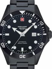 Swiss Alpine Military 7095.2177 Diver Automatic Mens Watch 44mm 30ATM
