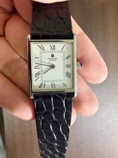 Universal Geneve Tank Vintage Manual Wind Watch 33mm Working 1970s Very Good