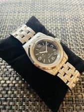 Incipio 12 Chronometer Automatic Watch Black Dial Boxed 1990s Begin Limited