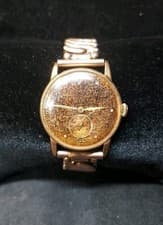 1950s Longines 18k Gold Wrist Watch Vintage Rare, Tested & Works