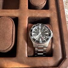 Hamilton Khaki Navy Men's Black Watch with Silver Stainless Steel Band -...