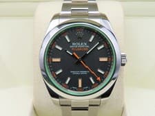 Rolex Milgauss 116400GV Black Dial Men's 40mm Automatic Watch 2013 Box Papers