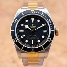 TUDOR Black Bay Steel and Yellow Gold Black Dial 41mm M79733N-0008 Full Set
