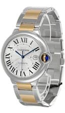 Cartier Ballon Bleu 42mm Opaline Silver Dial Men's Watch W2BB0022