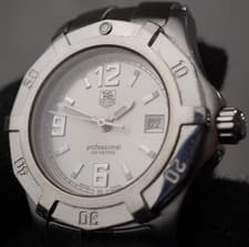 tag heuer wn131c-0 professional swiss dive watch 200m 29mm sapphrie silver
