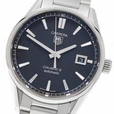 TAG HEUER WAR211A 1 Carrera Caliber 5 Date Automatic Men s Good Condition 938264