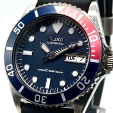 Seiko Diver Automatic Watch 7S26 0050 Mens 39mm Blue Dial Steel wrist 21cm