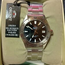 Orient Mako 40mm Automatic Watch Black Dial Stainless Steel Case New