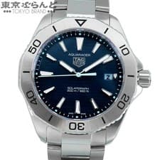 Used  TAG HEUER Aquaracer Men s Watch Solar SS Professional 200 Solar Graph Box