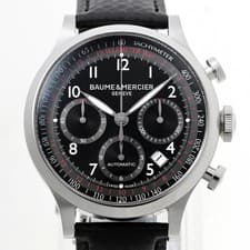 BAUME & MERCIER Capeland 65687 Black Automatic from Japan #022