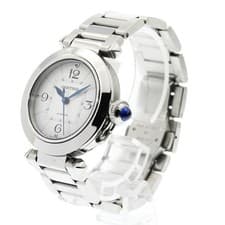 CARTIER PASHA DE CARTIER WSPA0013 35mm SS Silver Dial Automatic #C340