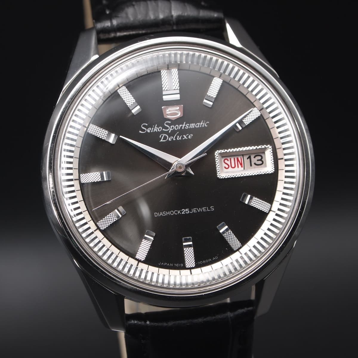 Seiko 5 Deluxe Black Overhaul Completed