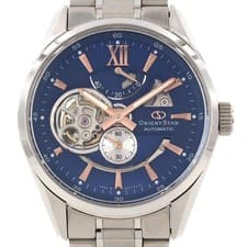 Authentic Orient Star Modern Skeleton DK05-C0-B Stainless Steel Mechanical A...