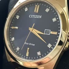 Citizen Men's Peyten Date Indicator Eco-Drive Gold Watch 41MM BM7103-51L