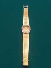 BAUME MERCIER 14K GOLD SWISS DIAMOND BEZEL "AMAZING "