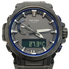 Casio PRO TREK Radio Solar Watch PRW-61FC-1JF Black Box From Japan