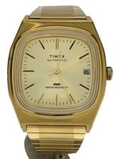TIMEX TW2Y07200 Gold Automatic Stainless Watch Excellent JAPAN