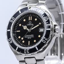 Vintage OMEGA Seamaster Professional 200m Ref.396.1042 Quartz Black 36mm Men ETA