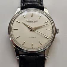 Vintage IWC Schaffhausen Automatic Stainless Steel Men's Wristwatch Cal 852