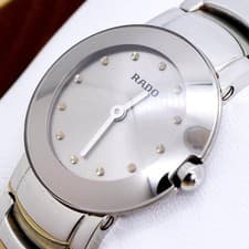 RADO DiaStar 153.0532.3 Silver Dial Quartz Women Watch Used Working #19