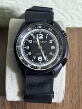 Hamilton Khaki Pilot Pioneer Aluminum Automatic Watch 43mm Mens wrist 4cm