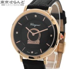 Salvatore Ferragamo Minuet Women's  Leather Black SF8200419 From Japan w0422