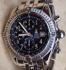 Breitling Chronomat Evolution A13356 Tricolori Edition 44mm Steel Automatic