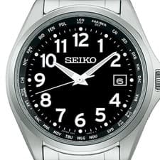 SEIKO Selection SBTM329 Titanium Solar Radio World Time Silver Dial New R8041075