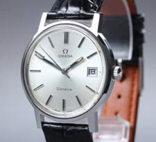 OMEGA Geneve Ref.136.0099 Cal.1030 Manual Wind Date Silver Dial Men's Watch