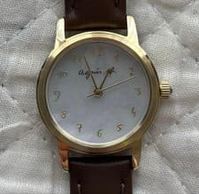 Agnes b FCSD991 Solar Watch Timepiece Unworn Boxless Authentic Genuine