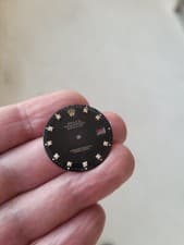 Rolex Datejust 100% Genuine glossy black factory diamond dial for 16013/16233