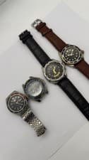 Vintage Watch Lot of 4 – Seiko, Citizen & Casio – Mixed Models – Parts/Repair