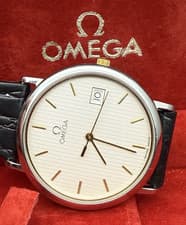 OMEGA DEVILLE QUARTZ CAL 1430 REF 196.0612.1 STEEL CASE DIAMETER 33 MM CROWN
